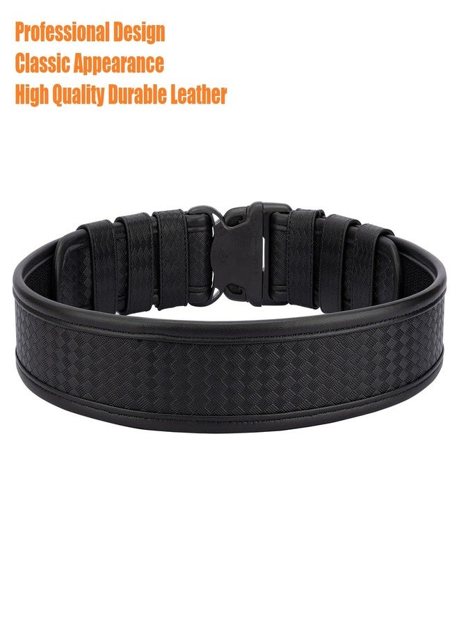 TACNEX Basket Weave Duty Belt w/Hook Lining Tri-Release Buckle 4 Keepers 2" Police Law Enforcement Security Outer Belt L - Image 3